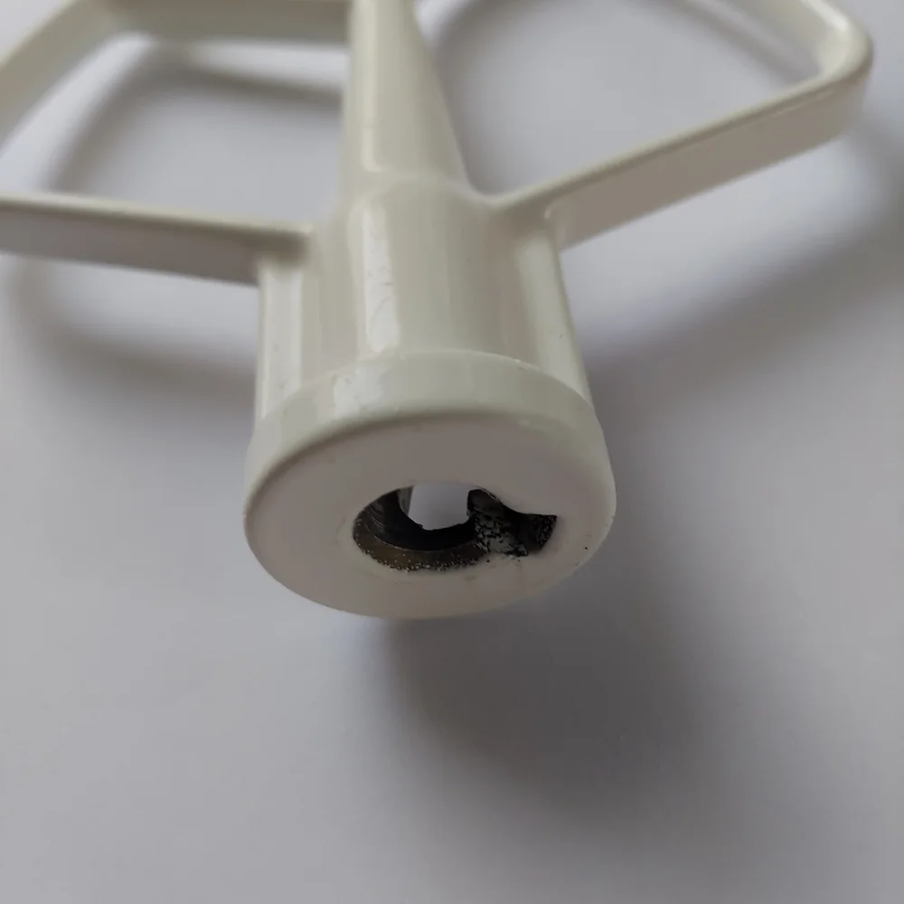 White KitchenAid Mixer Attachment from model K45